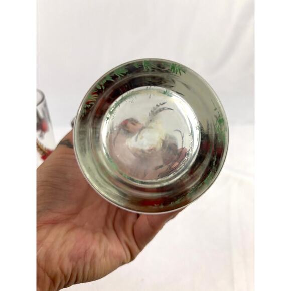 Vintage Set of 2 Pheasant Highball Glasses Mid-Century Barware 1960s - Picture 7 of 16